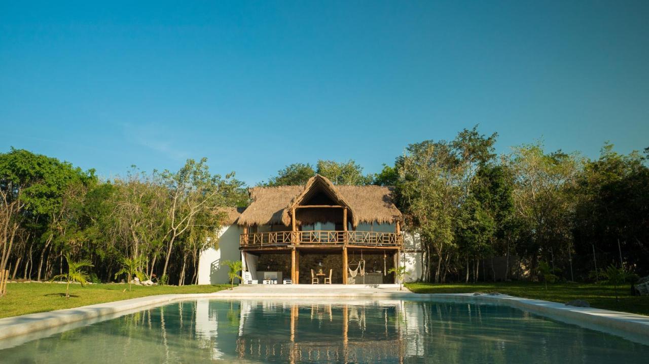 Las Nubes Villa Xpu Há Eksteriør billede