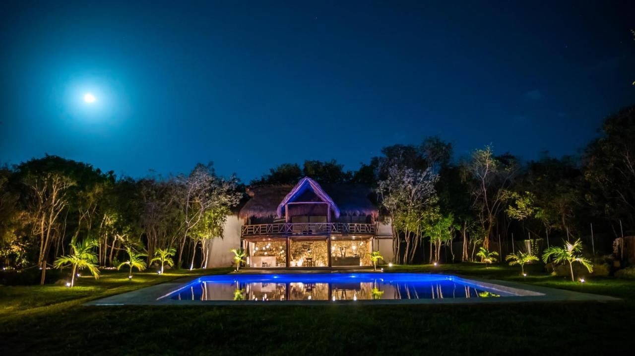 Las Nubes Villa Xpu Há Eksteriør billede